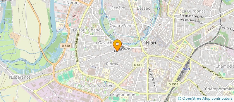 localisation de l'entreprise GRE AND CO  NIORT