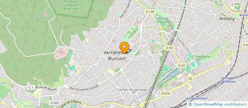 localisation de l'entreprise GREAL SAS  VERRIERES-LE-BUISSON