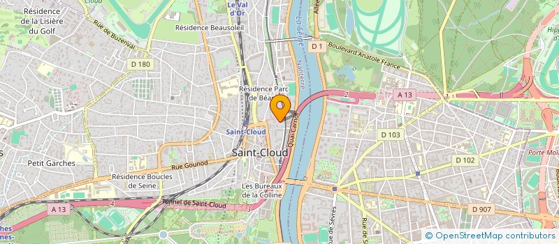 localisation de l'entreprise GREAN COLLECTIVE à SAINT-CLOUD
