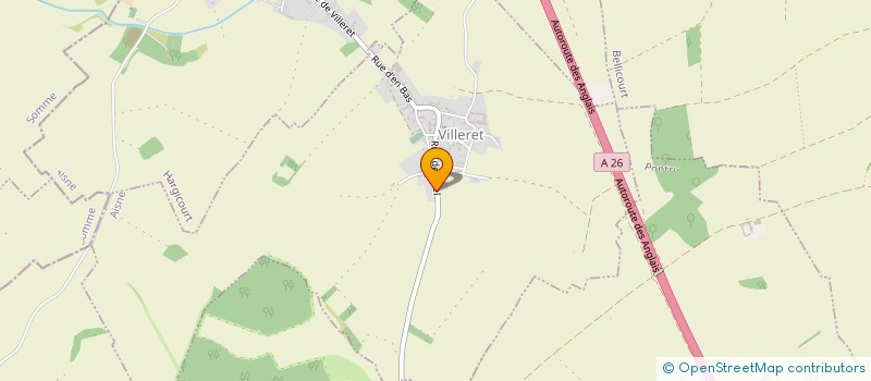 localisation de l'entreprise GREANER  VILLERET
