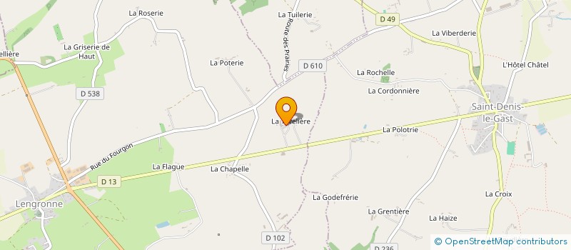 localisation de l'entreprise GREARD  LENGRONNE