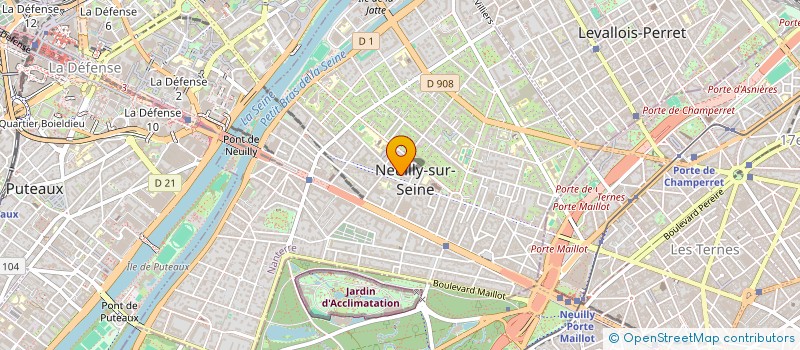 localisation de l'entreprise GREAT à NEUILLY-SUR-SEINE