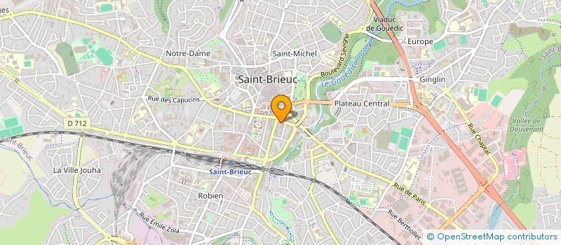 localisation de l'entreprise GREAT AUDITION à SAINT-BRIEUC