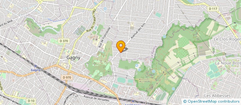 localisation de l'entreprise GREAT BODY BY KARY  GAGNY