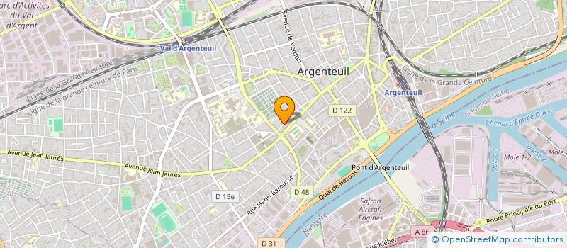 localisation de l'entreprise GREAT CAR  ARGENTEUIL