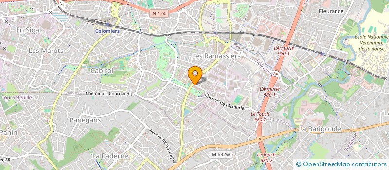 localisation de l'entreprise GREAT CLEANER 31 à COLOMIERS