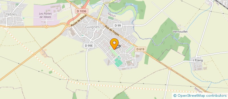 localisation de l'entreprise GREAT EVENTS PARTNERS  GUIGNES