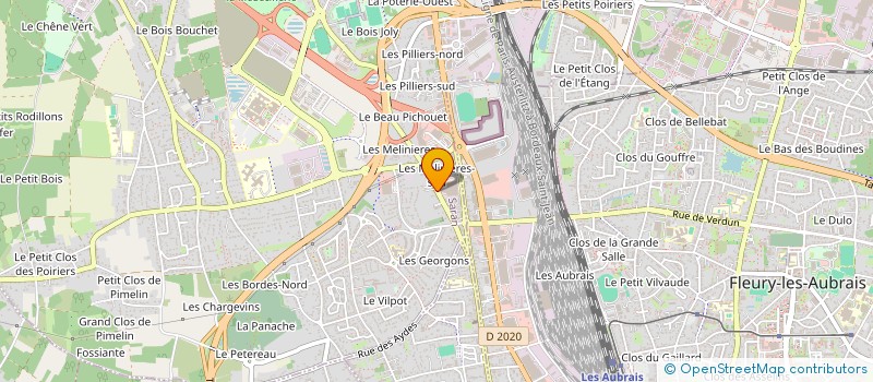 localisation de l'entreprise GREAT FOOT ORGANISATION à SARAN