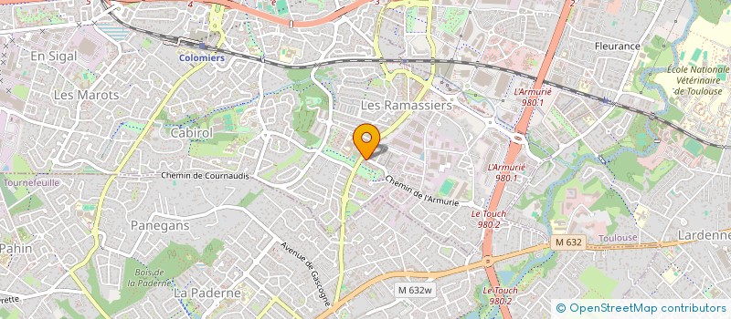 localisation de l'entreprise GREAT HOUSE 31 à COLOMIERS