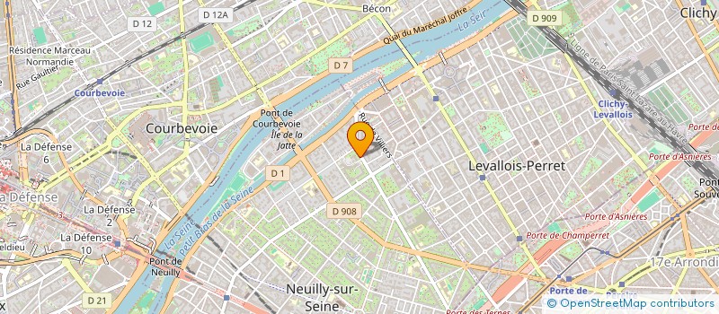 localisation de l'entreprise GREAT IMMO  NEUILLY-SUR-SEINE