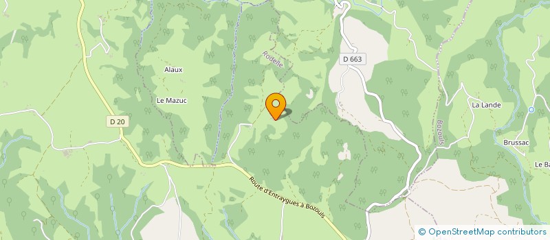 localisation de l'entreprise GREAT SHOP  RODELLE