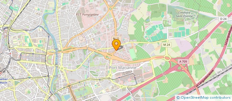 localisation de l'entreprise GREAT STARLINE COMM  MONTPELLIER