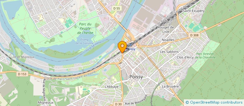 localisation de l'entreprise GREATITUDE  POISSY