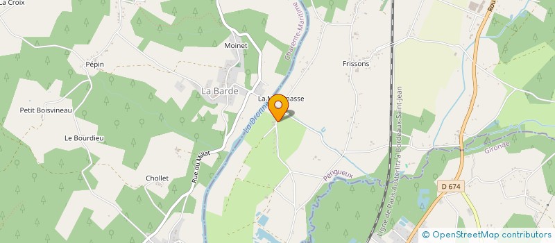 localisation de l'entreprise GREATSERV'  LA ROCHE-CHALAIS