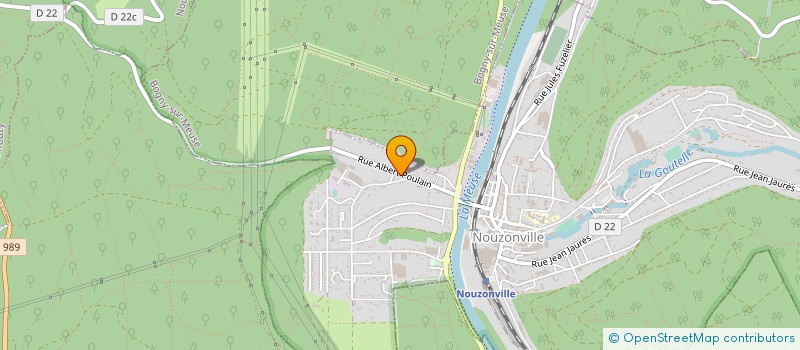 localisation de l'entreprise GREAURBEN  NOUZONVILLE