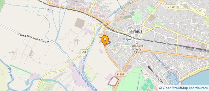 localisation de l'entreprise GREAUX TRIVIDIC RESIDENCES à FREJUS