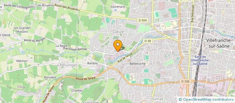 localisation de l'entreprise GREB IMMO  GLEIZE