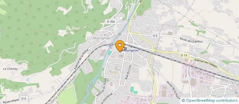 localisation de l'entreprise GREBELIN  MARIGNIER