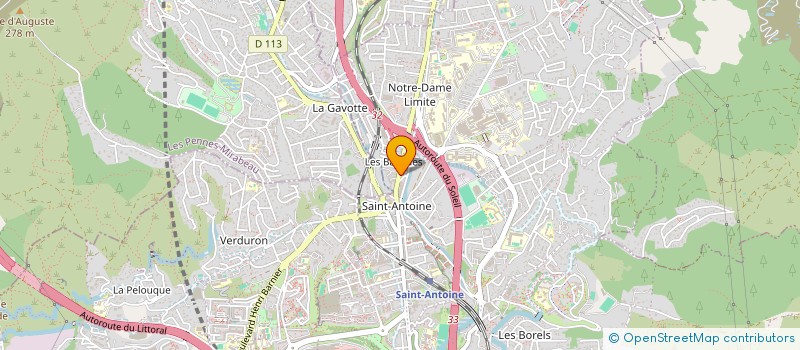 localisation de l'entreprise GREBERG COMMUNICATION à MARSEILLE