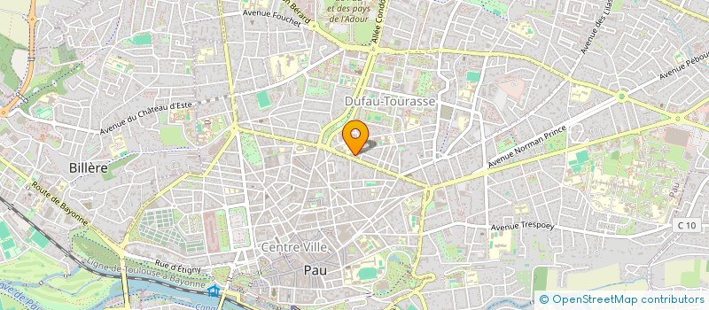 localisation de l'entreprise GREBET ET LAMBERT  PAU
