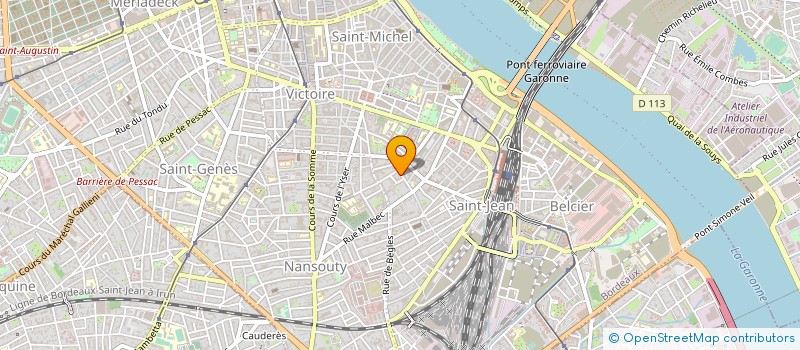 localisation de l'entreprise GREBICHE à BORDEAUX