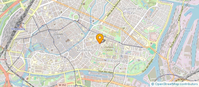localisation de l'entreprise GREC FACULTE à STRASBOURG