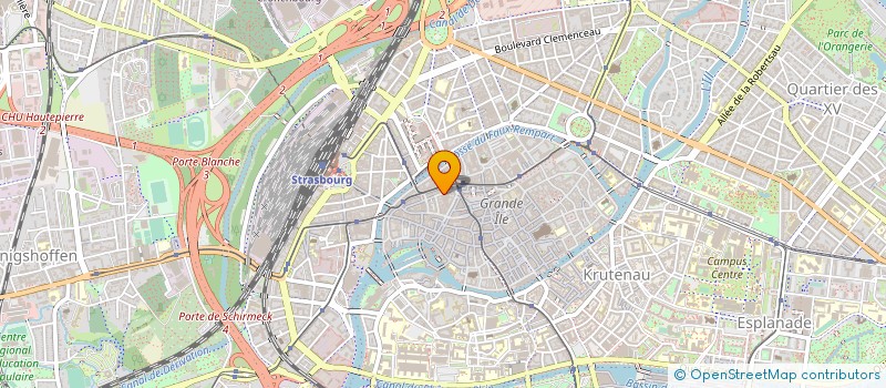 localisation de l'entreprise GRECAU à STRASBOURG