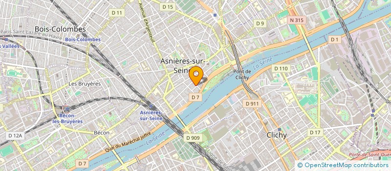 localisation de l'entreprise GRECE ANATOMY à ASNIERES-SUR-SEINE