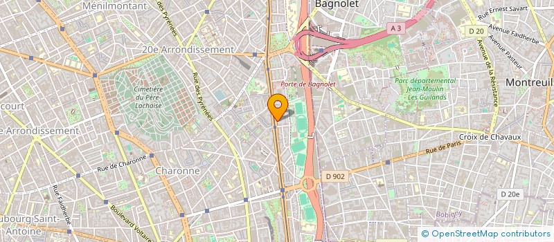 localisation de l'entreprise GRECICA PEINTURE DECORATION  PARIS