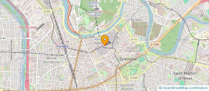 localisation de l'entreprise GRECNOBLE ALLEZ LES GRECS  GRENOBLE