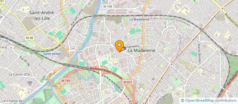 localisation de l'entreprise GRECO à LA MADELEINE