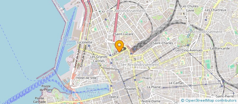localisation de l'entreprise GRECO ASSOCIATION à MARSEILLE