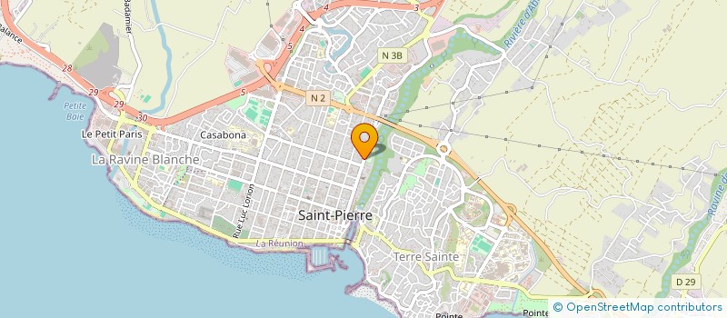 localisation de l'entreprise GRECUSTOM à SAINT-PIERRE