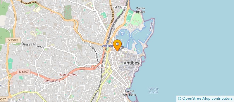 localisation de l'entreprise GRECYR SCI à ANTIBES