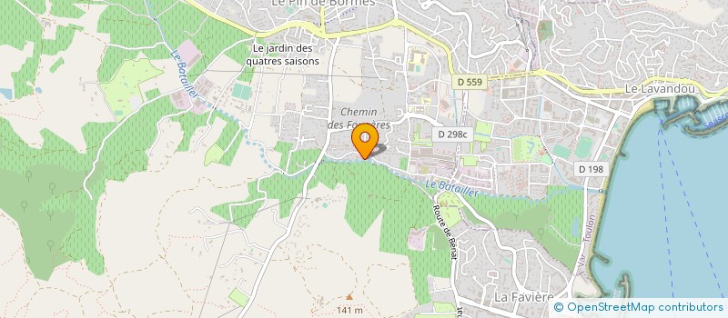 localisation de l'entreprise GREDAMI  BORMES-LES-MIMOSAS