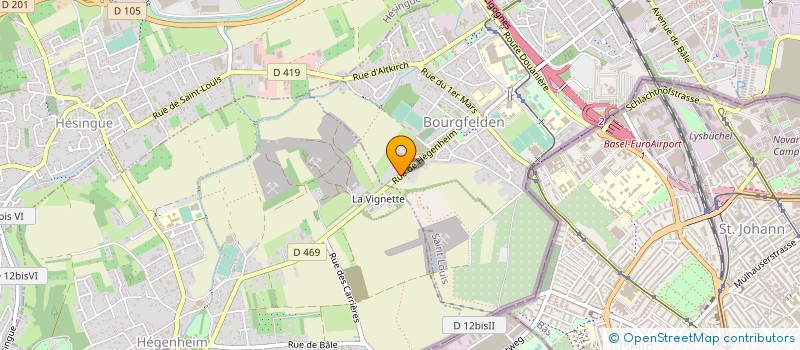localisation de l'entreprise GREDER CHARLES ET FILS à SAINT-LOUIS