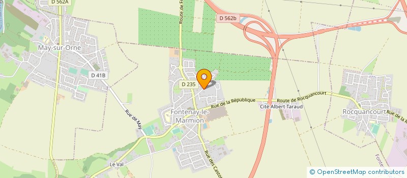 localisation de l'entreprise GREDIM à FONTENAY-LE-MARMION