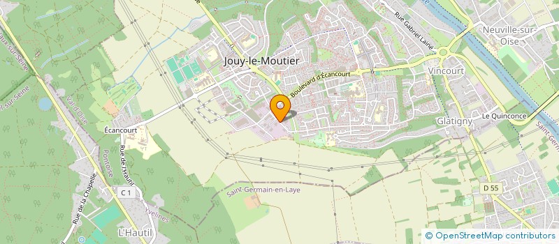 localisation de l'entreprise GREDOS  JOUY-LE-MOUTIER