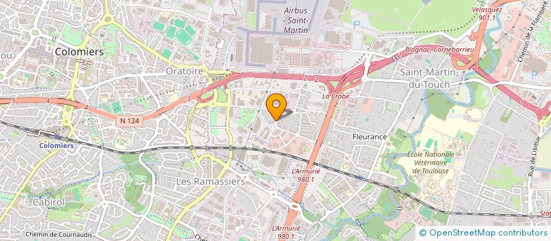 localisation de l'entreprise GREDUM FINANCES  TOULOUSE