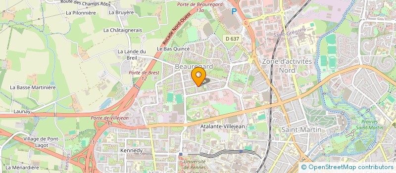 localisation de l'entreprise GREEAD ASSOCIATION DES SCIENCES DE L' EDUCATION à RENNES