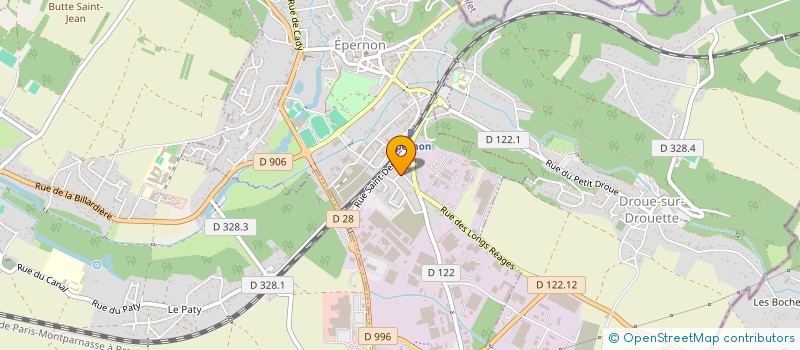 localisation de l'entreprise GREEDY à EPERNON