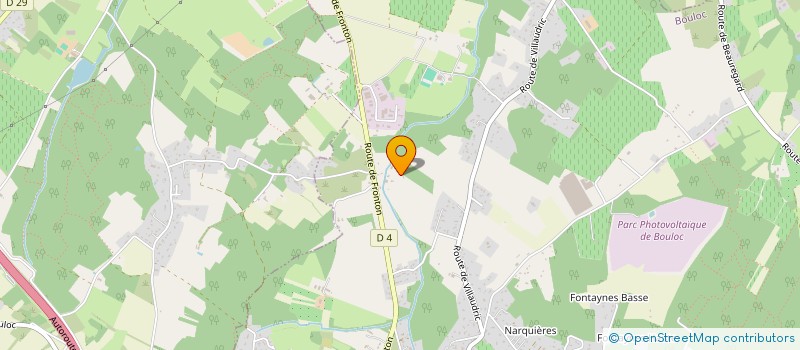 localisation de l'entreprise GREEN 31  BOULOC