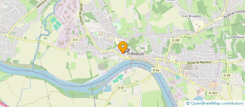 localisation de l'entreprise GREEN à REYRIEUX
