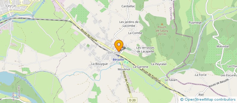 localisation de l'entreprise GREEN 3G  BETAILLE