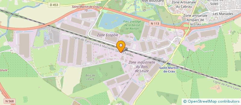 localisation de l'entreprise GREEN à SAINT-MARTIN-DE-CRAU