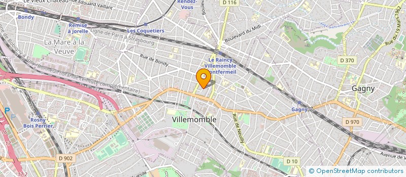 localisation de l'entreprise GREEN  VILLEMOMBLE