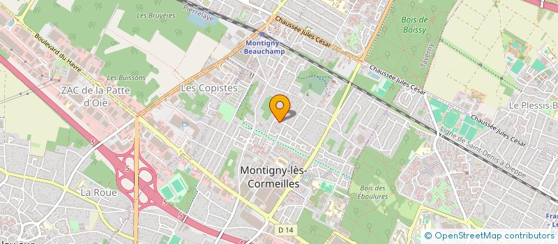 localisation de l'entreprise GREEN  MONTIGNY-LES-CORMEILLES