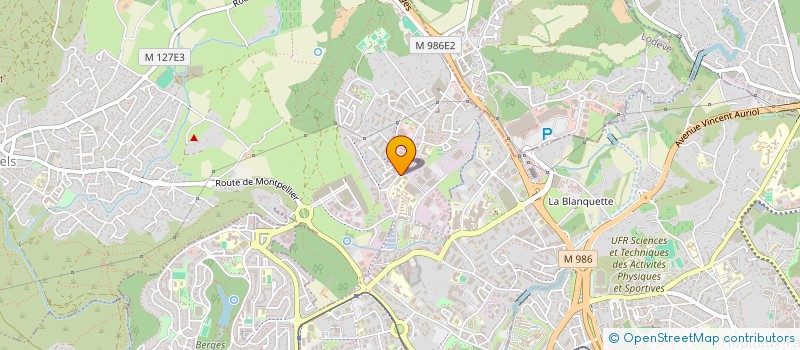 localisation de l'entreprise GREEN ACT à GRABELS