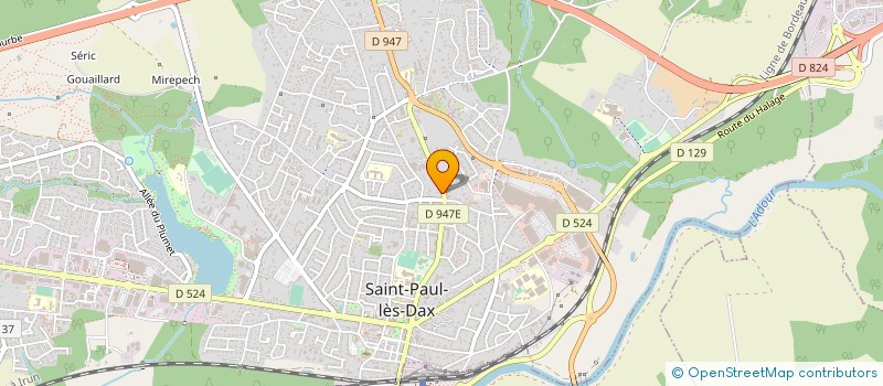 localisation de l'entreprise GREEN ADOUR  SAINT-PAUL-LES-DAX