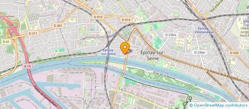 localisation de l'entreprise GREEN ALO à EPINAY-SUR-SEINE